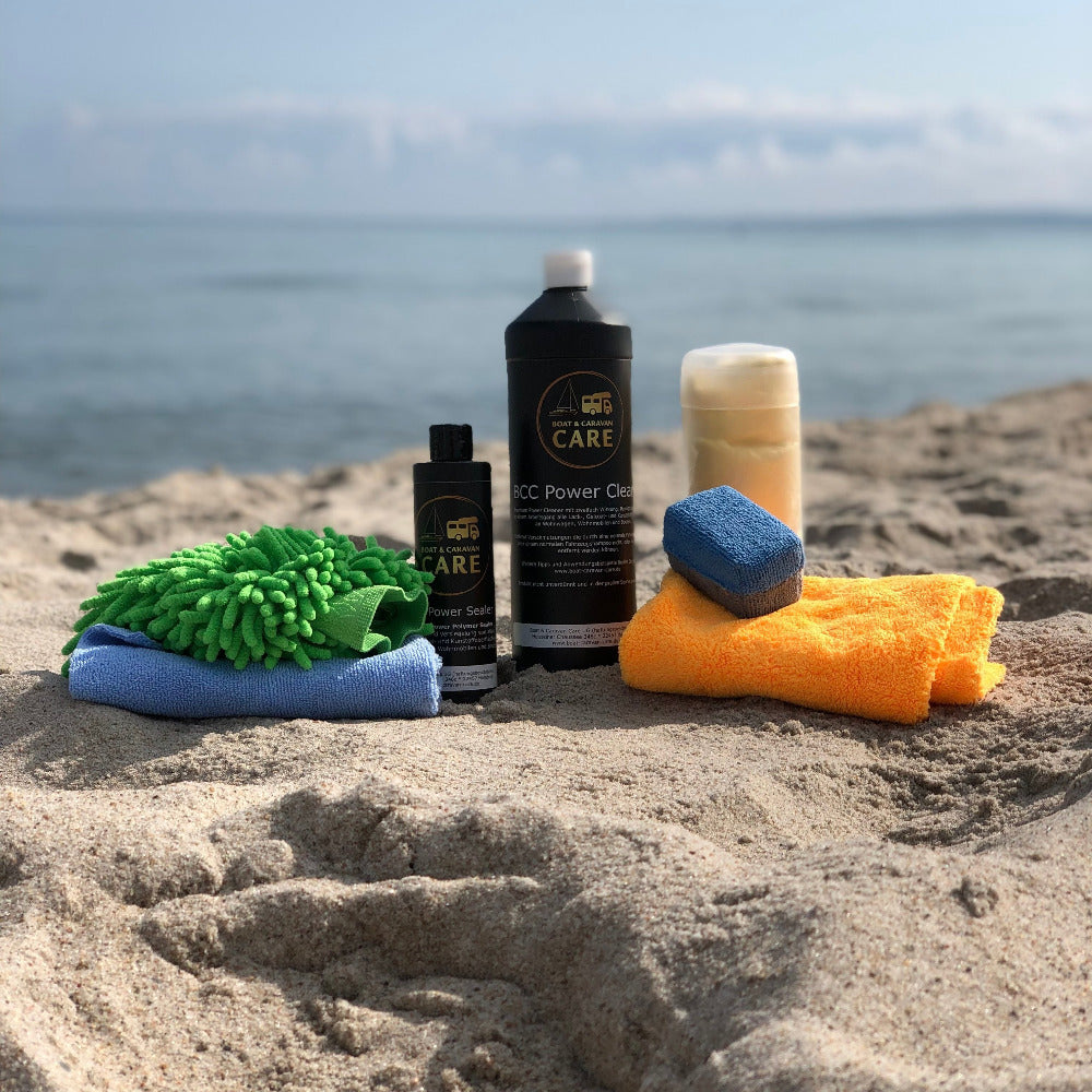 BCC Complete Kit zum waschen und versiegeln von Wohnwagen, Van-Campern, Wohnmobilen und Booten