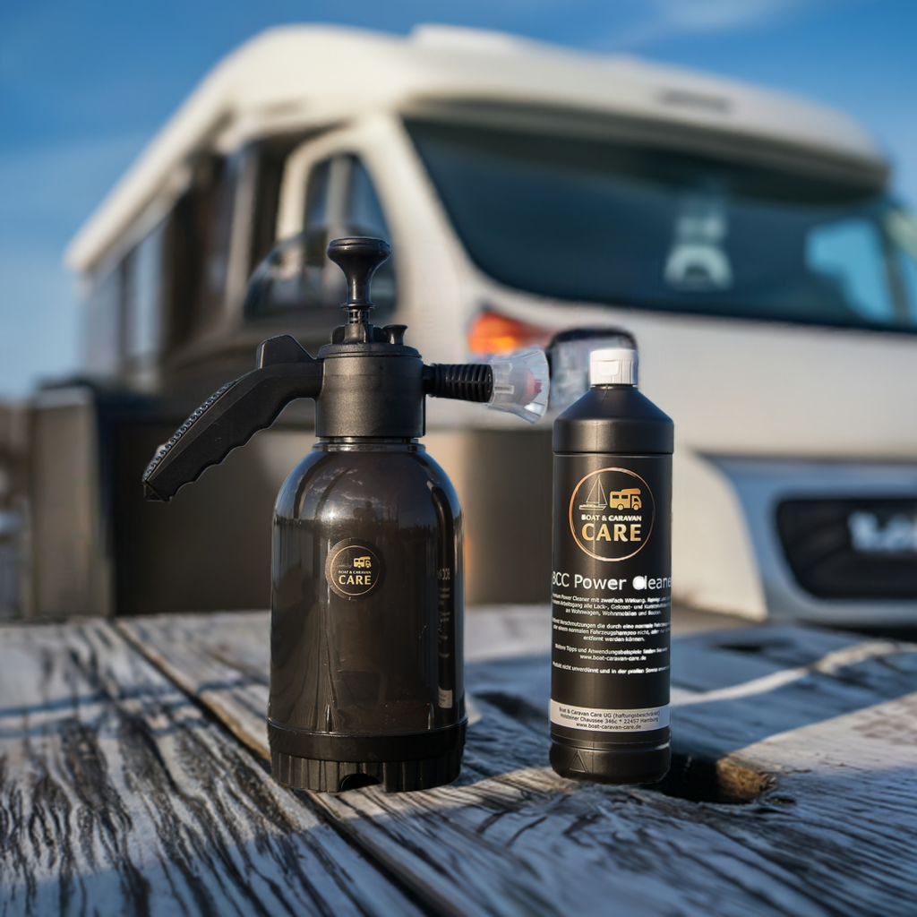 Duo Power Set bestehend aus BCC Power Cleaner mit zweifach Wirkung und unserer neuen BCC Snow Foam Gun. 