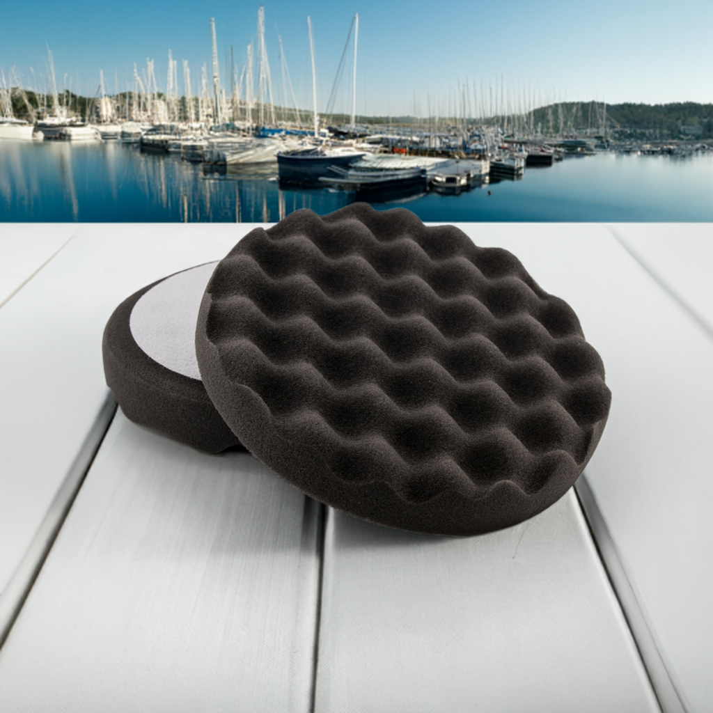 Schwarzes Polierpad 150mm soft
