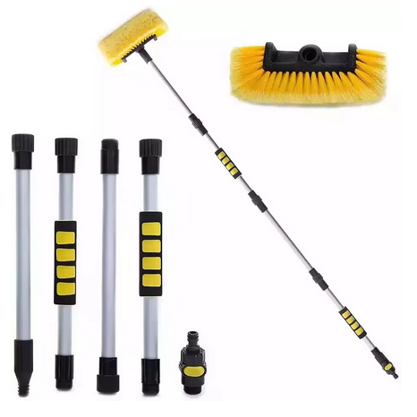 BCC Waschbürste mit 150 cm Stiel und Wasseranschluß