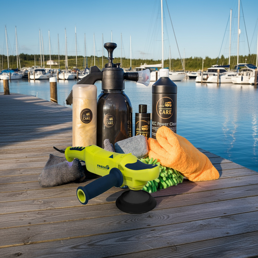 Boat & Caravan Care Starterset mit Poliermaschine